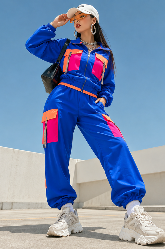Electric Blue Utility Track Set